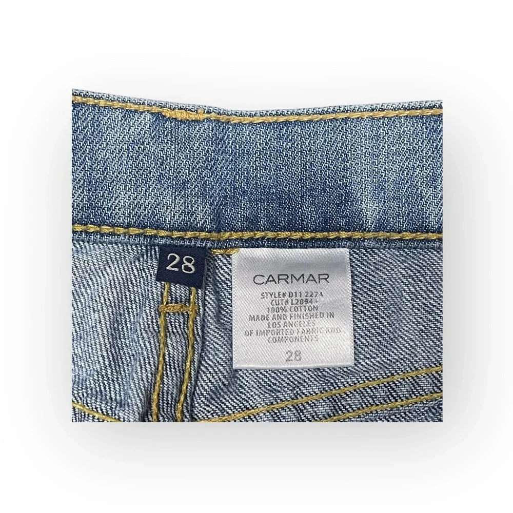 new LF Carmar ☆彡Cullen Open Ladder Side Denim Shorts ☆彡 Washed Denim ☆彡 28 - Picture 12 of 16